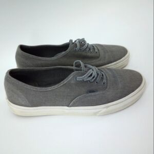 Vans Men's Gray Canvas Sneakers 11.5